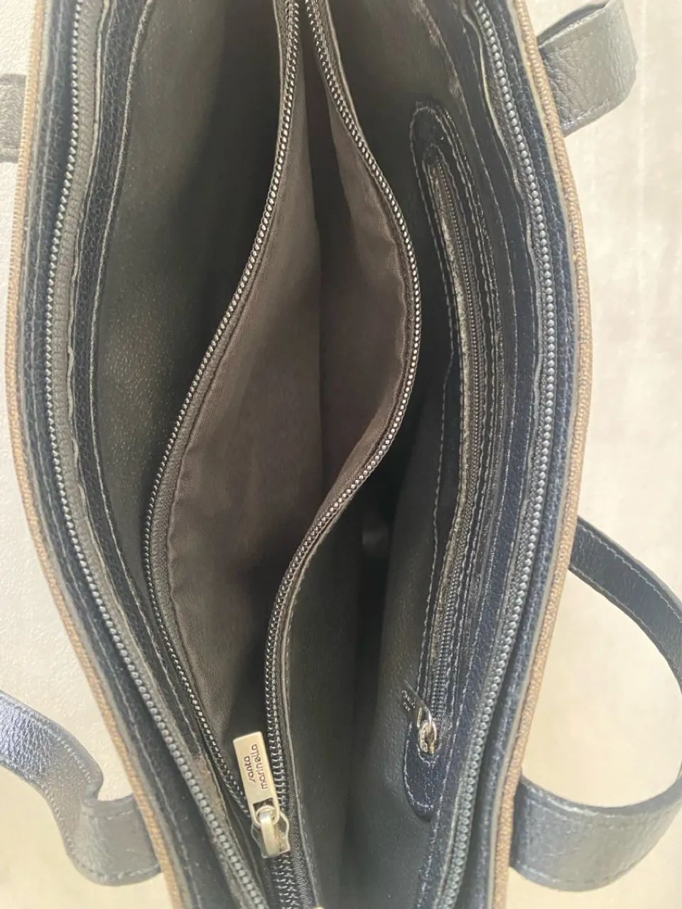 Bolsa Santa Marinela preta  - Foto 3
