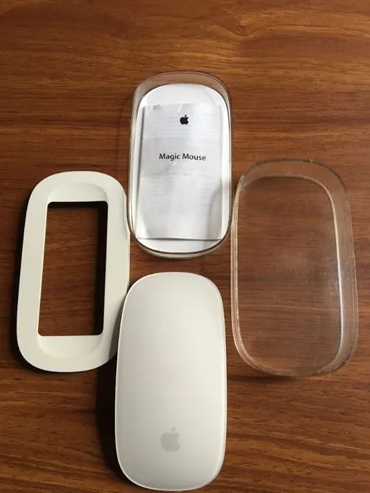 magic mouse 1 apple moderno perfeito bluetooth s/fio para macbook pro air imac mac mini - Foto 3