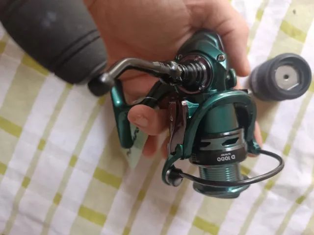 Molinete para pesca serie D1000 novo na caixa alta qualidade promoção - Foto 6
