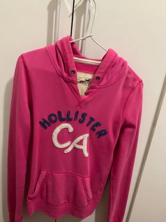 Sweater Hollister Hollister Moletom Feminino Moletom Rosa