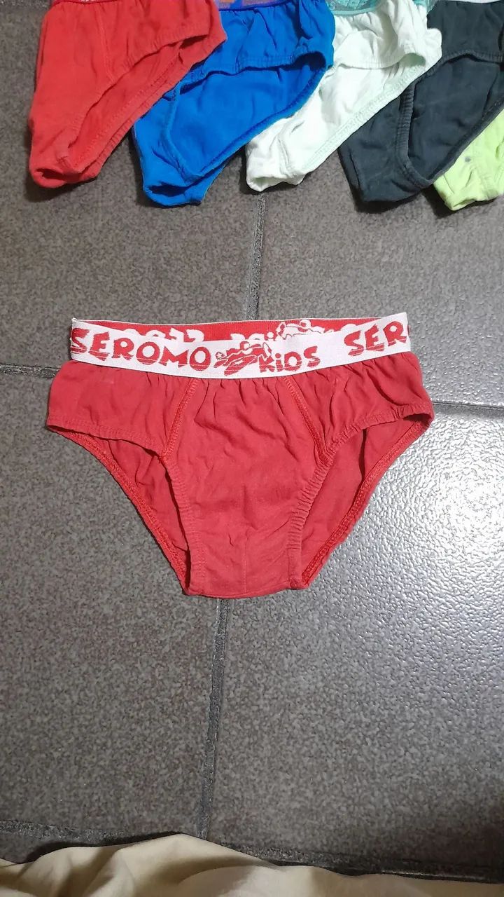 Cuecas  Infantis de Algodão Usadas - Foto 3