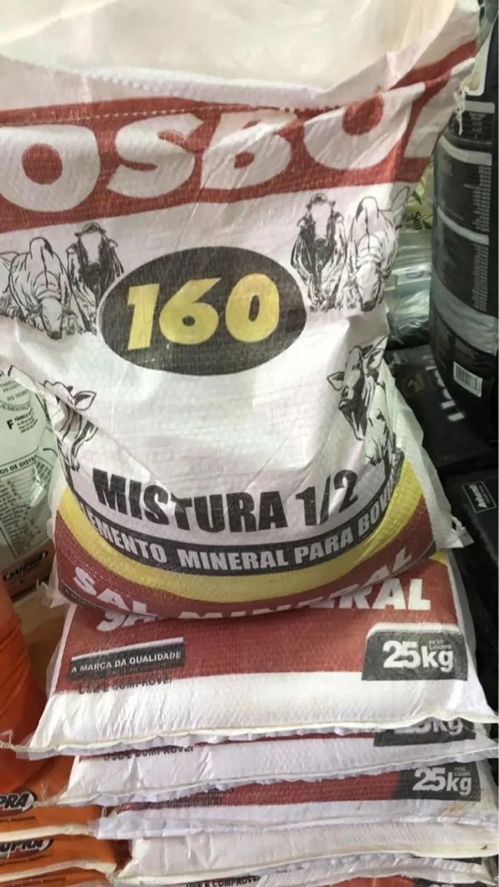 Vendo sal mineral 160 sal 60, 80, e sal proteinado 