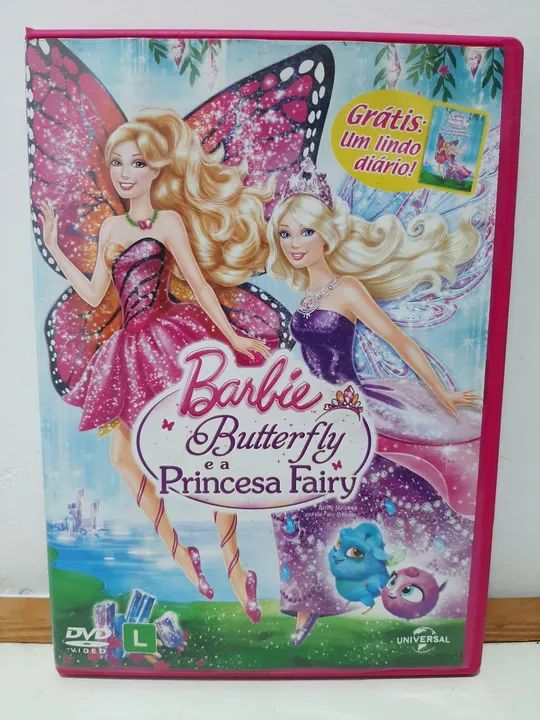 Lote DVDs filmes Barbie - Quebra Nozes, Vida de Sereia e Butterfly e a Princesa Fairy - Foto 5