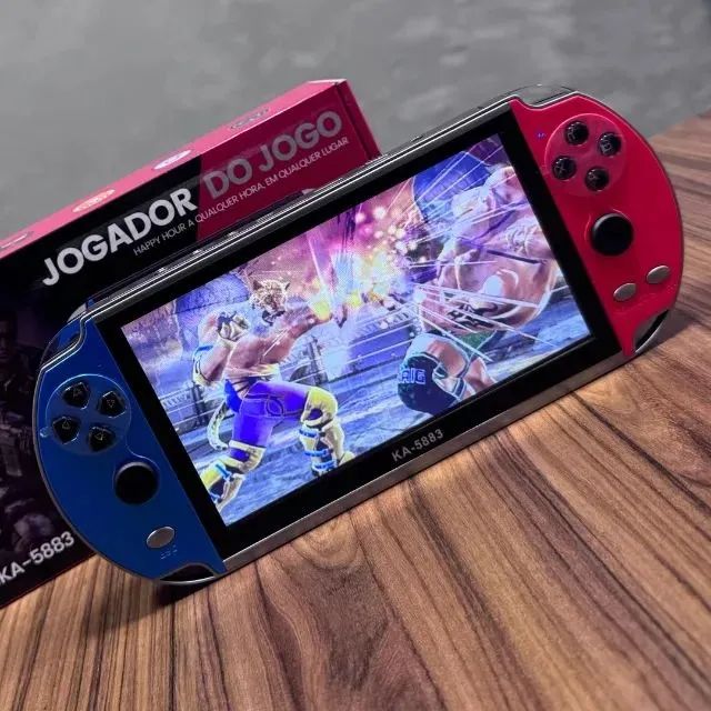 Vídeo Game Portátil Retrô Kapbom KA-5883 - Tela Grande 7" com 1000+ Jogos e Funções Extras - Foto 5
