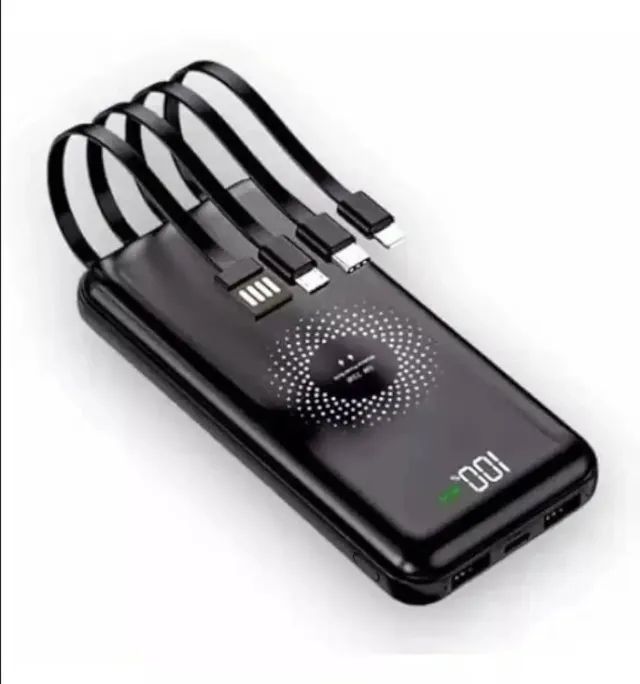 Carregador Power Bank 10.000mAh - Com Indução, Função 4 em 1, Gold BTE-17 -  Loja Coimmbra - Foto 2