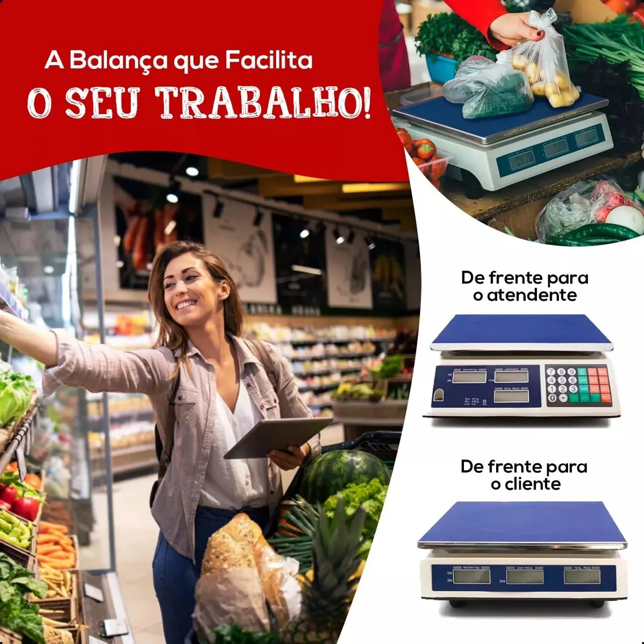 Balança Digital Comercial - Facilitando seu trabalho!