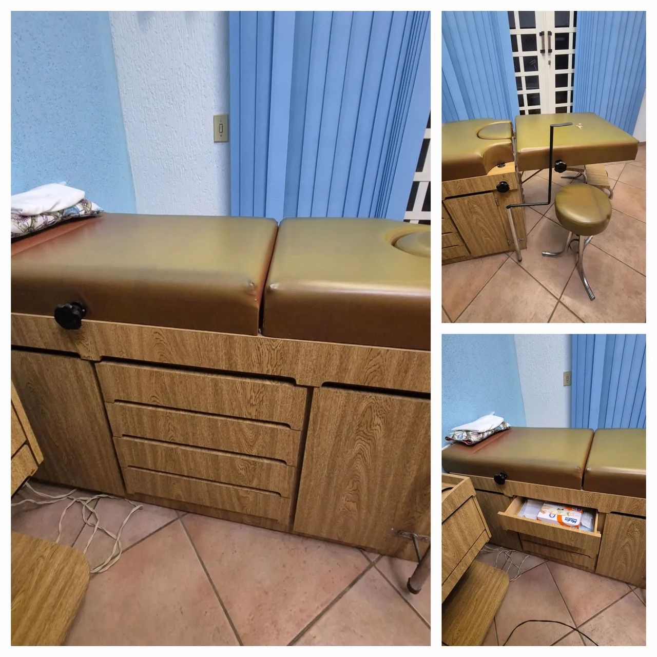 Mesa de Exame Médico + acessórios  - Foto 5