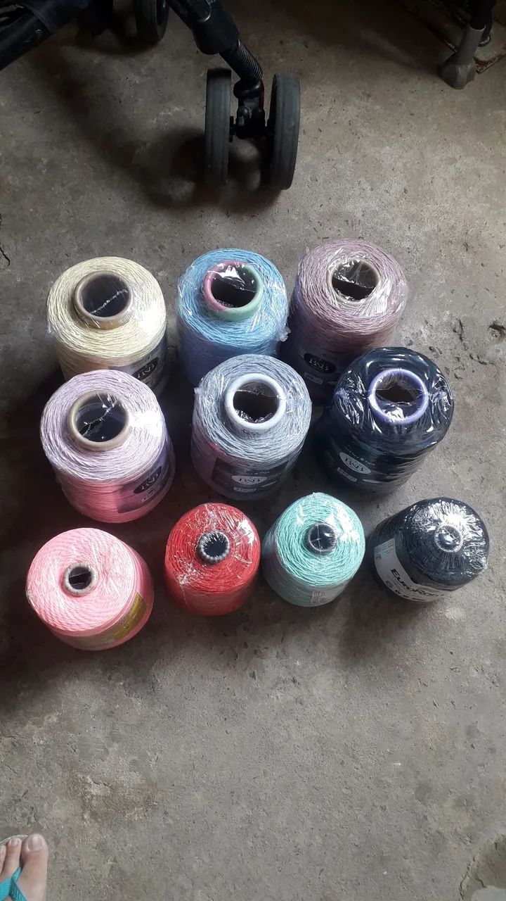 Desapego de material para croche