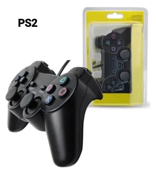 Controle para Playstation 2 Sem fio e com fio Novo