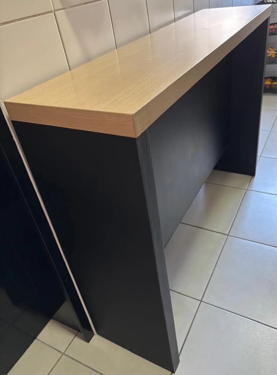 Bancada de MDF - 1,32m x 34,5cm x 98cm - Foto 3