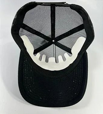 BONÉ LISO SARJA PRETO TELA PRETO - Foto 2