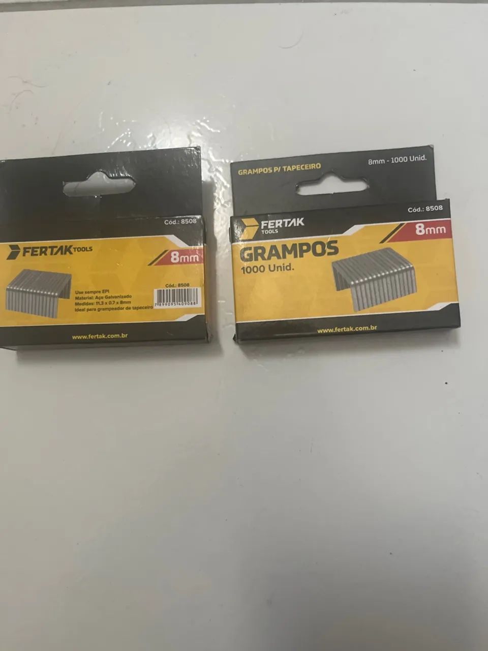 Grampos Aço Galvanizado 8mm 