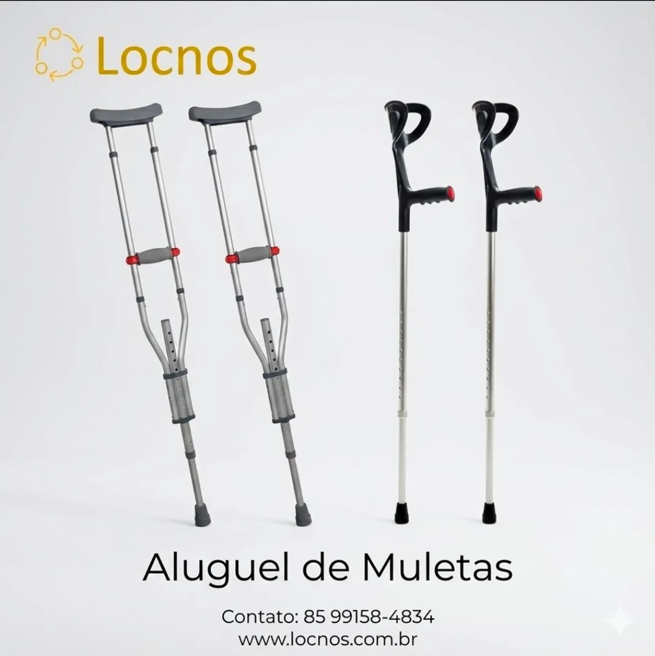 Aluguel de muletas bengala axilar canadense