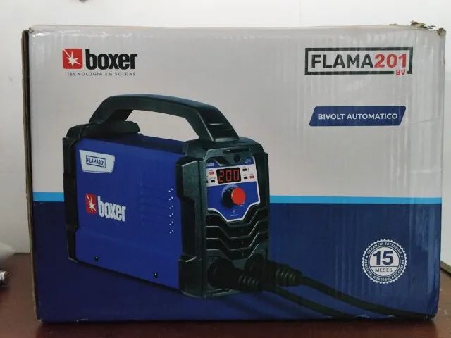 Máquina de Solda Inversora MMA/TIG Flama 201 BV 200A Bivolt BOXER-1005021