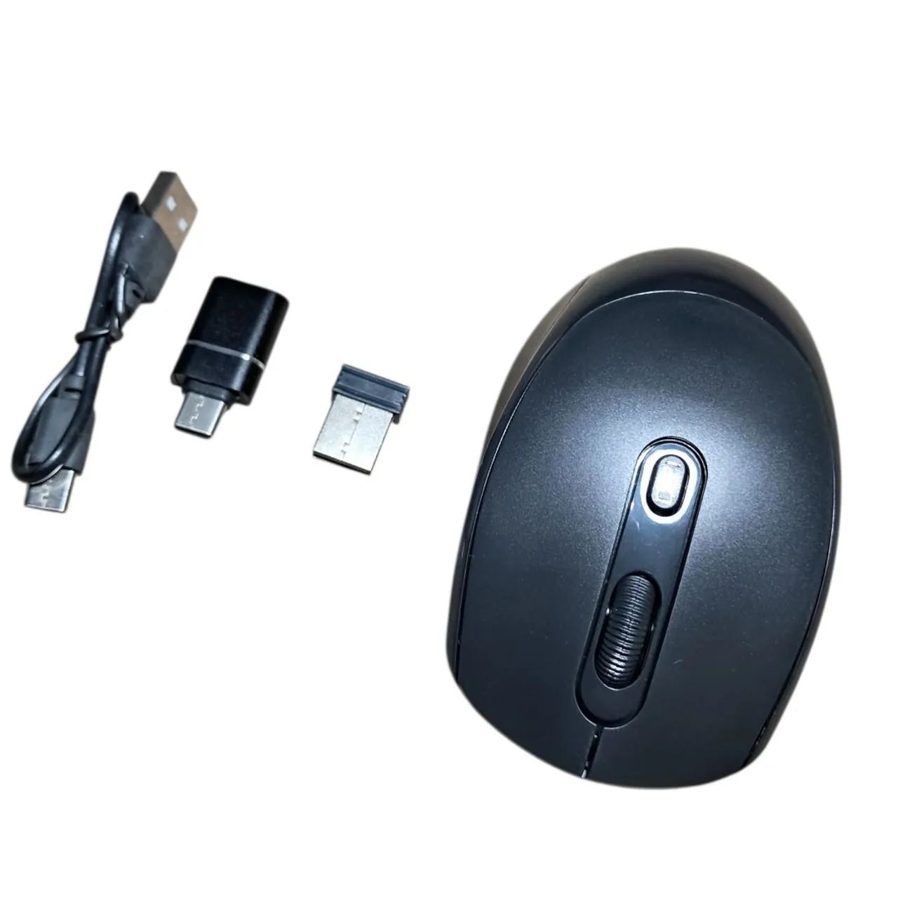 Mouse Sem Fio recarregável - wireless e Bluetooth até 10m - Foto 4