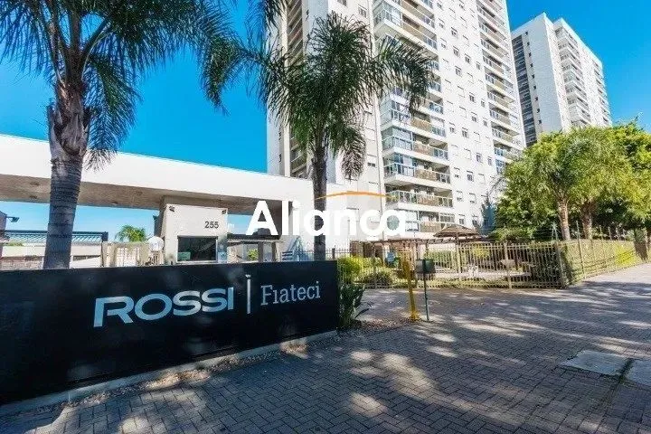 Apartamento semi mobiliado de 2 dormitórios, living, cozinha, área de serviço, 2 banheiros