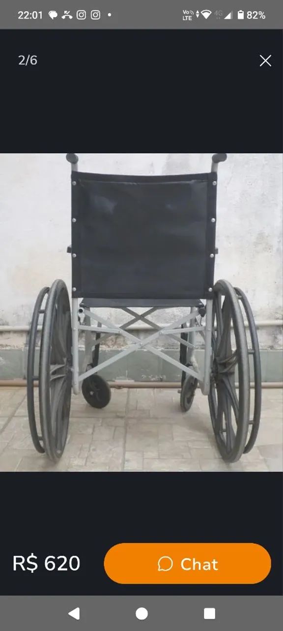 Cadeira de rodas  - Foto 2