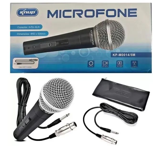 KIT- Professor 2026 Caixa amplificada com bateria 120w + MICROFONE COM FIO KP-M0014/5M - Foto 4