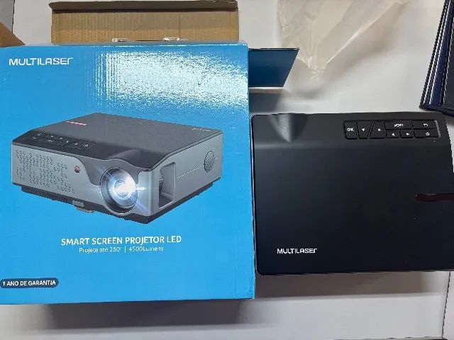 Projetor Multilaser Pj004 De 4500 Lumens Com Conexão Wi Fi Novo - Foto 6
