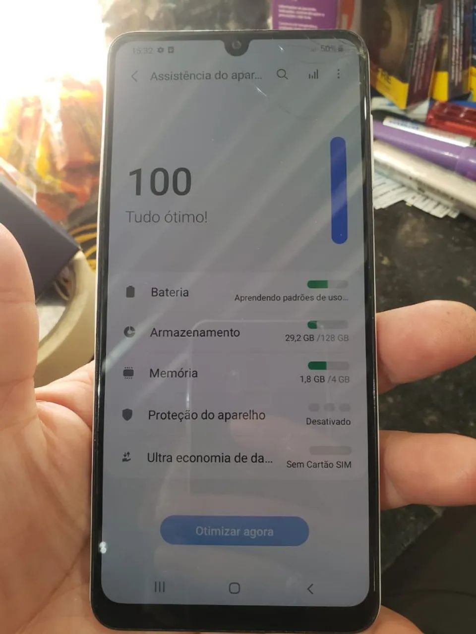 Sansung A22  em ótimo estado  somente o aparelho   - Foto 2