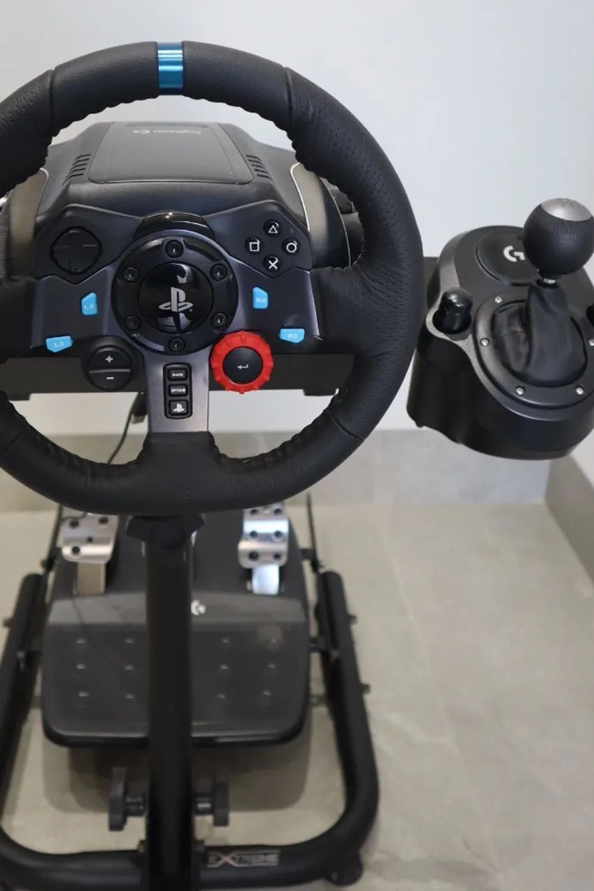 Kit Completo Simulador de Corrida - Logitech G29 + Câmbio + Cockpit SPRO V3