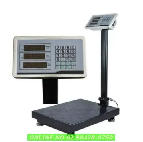Balança Plataforma 200kg 40x30cm Com Mastro