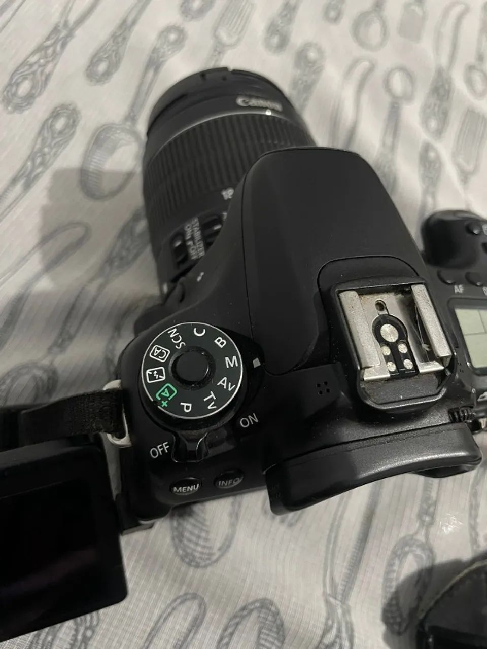 Câmera DSLR Canon 70D com Lente 18-55mm - Foto 5