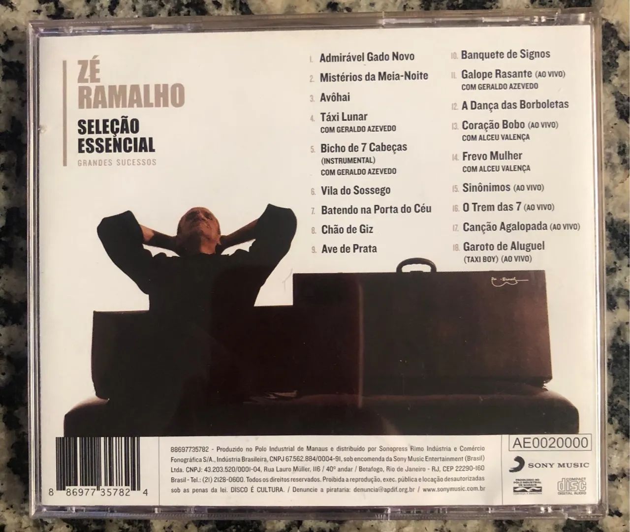 Zé Ramalho - Seleção Essencial: Grandes Sucessos (CD) - CDs, DVDs