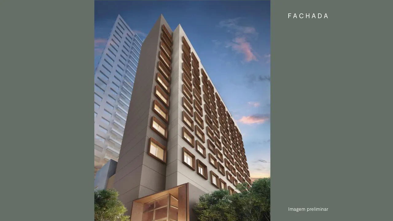 Studio com 1 quarto e com piscina, 19 m² na Zona Sul em Vila Nova Conceição, São Paulo