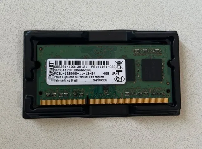 Memória para notebook - DDR3 4GB RAM PC3L - 12800S