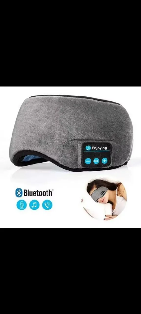 Máscara de Sono com Bluetooth e Alto-falantes