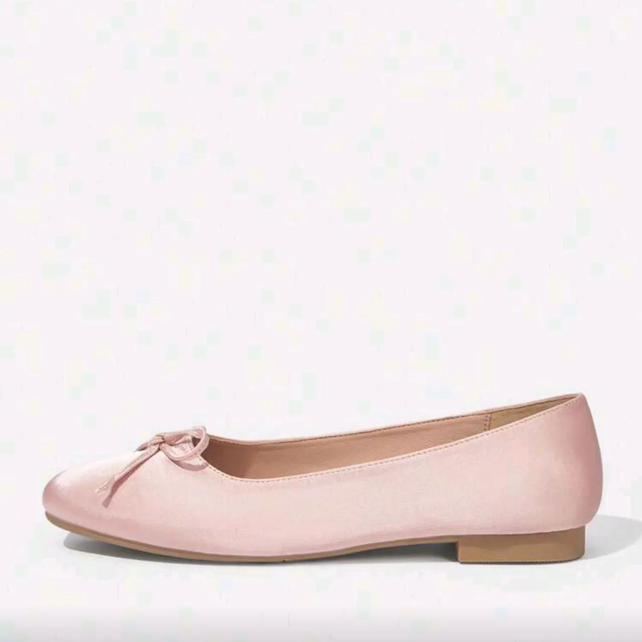 Sapatilha feminina rosa com laço confortável e elegante - Foto 3