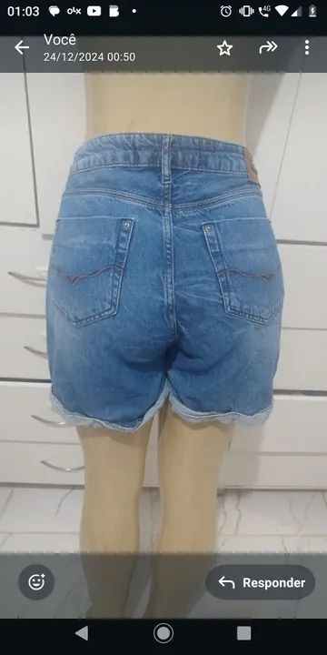 Bermuda jeans Tam 44 - Foto 2