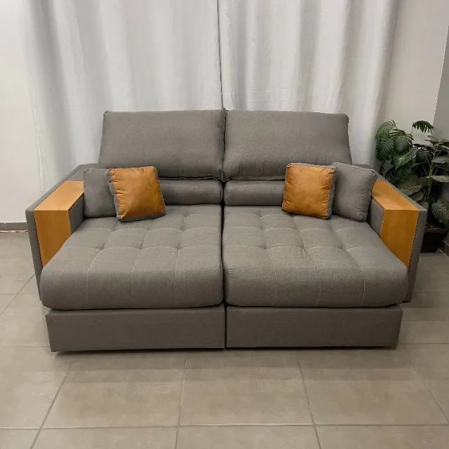 Sofá Retrátil e Reclinável Galvão - Foto 4