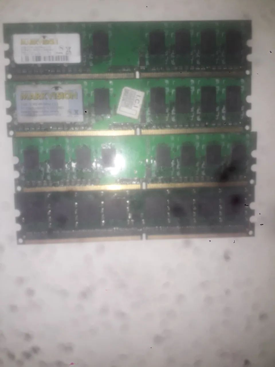 Kit 4  memória  1gb ddr2 667 usado - Foto 2