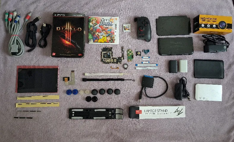 Lote de Acessorios E Peças para consoles, xbox 360, PS3, Wii, Steam Deck, 3Ds, Switch