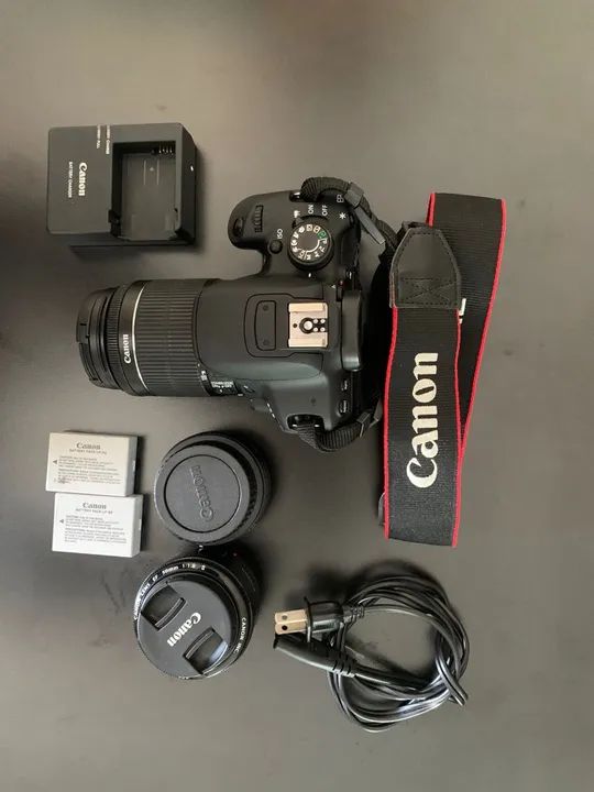 CÂMERA CÂNON T5i ESTADO DE ZERO