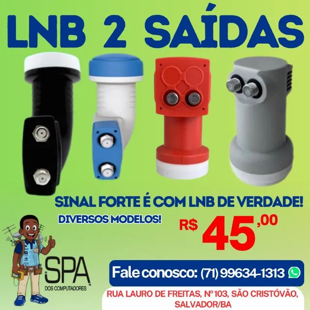 Lnb 2 saídas Duplo Universal