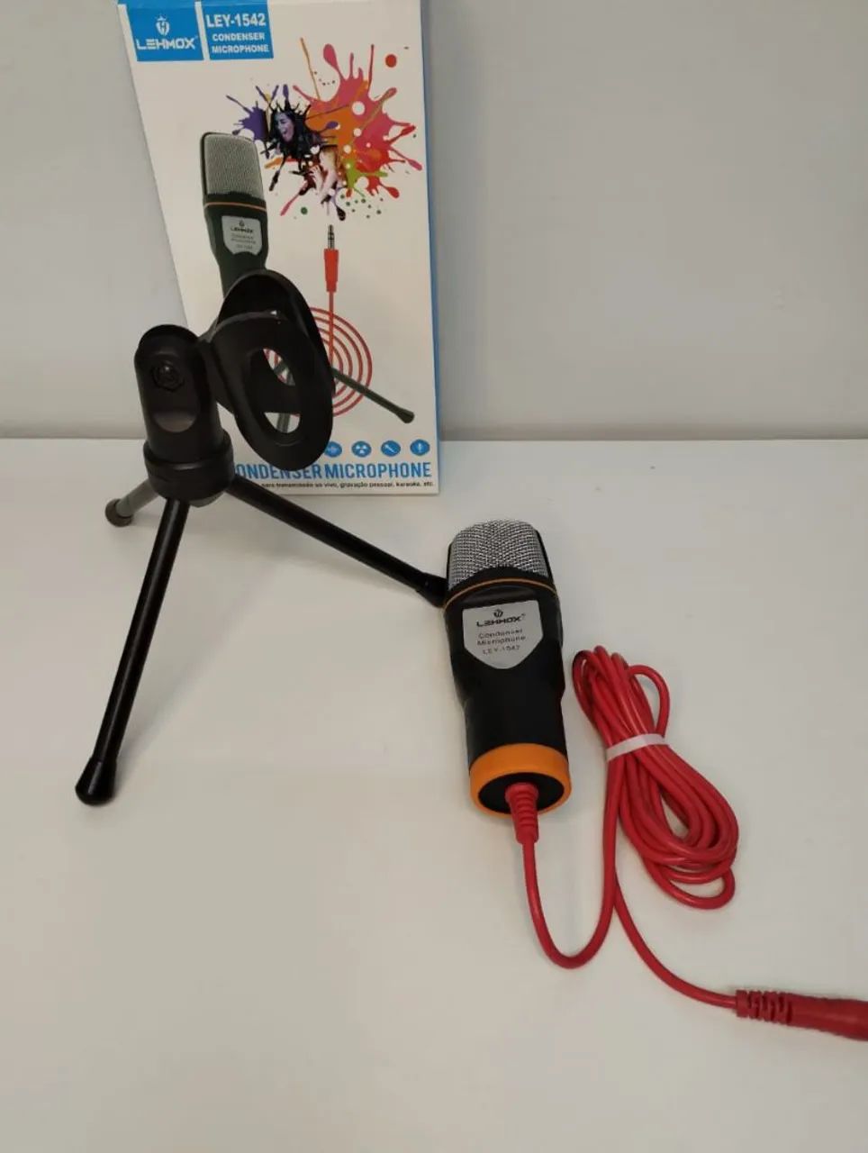 Microfone Condensador LEHMOX LEY-1542 - Novo - Foto 5