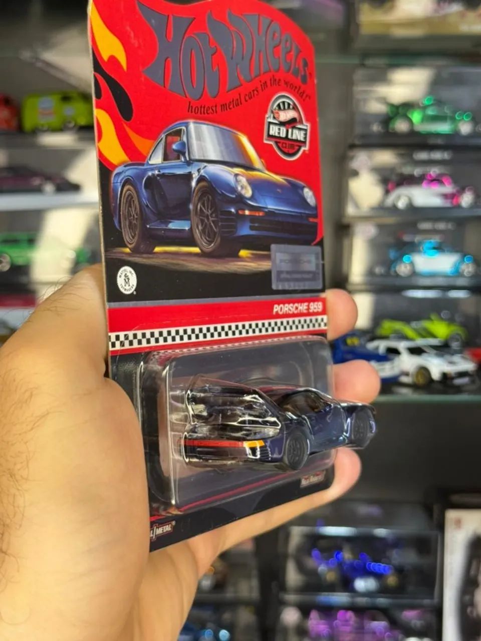 Hot Wheels Porsche 959 RLC Azul - Foto 3