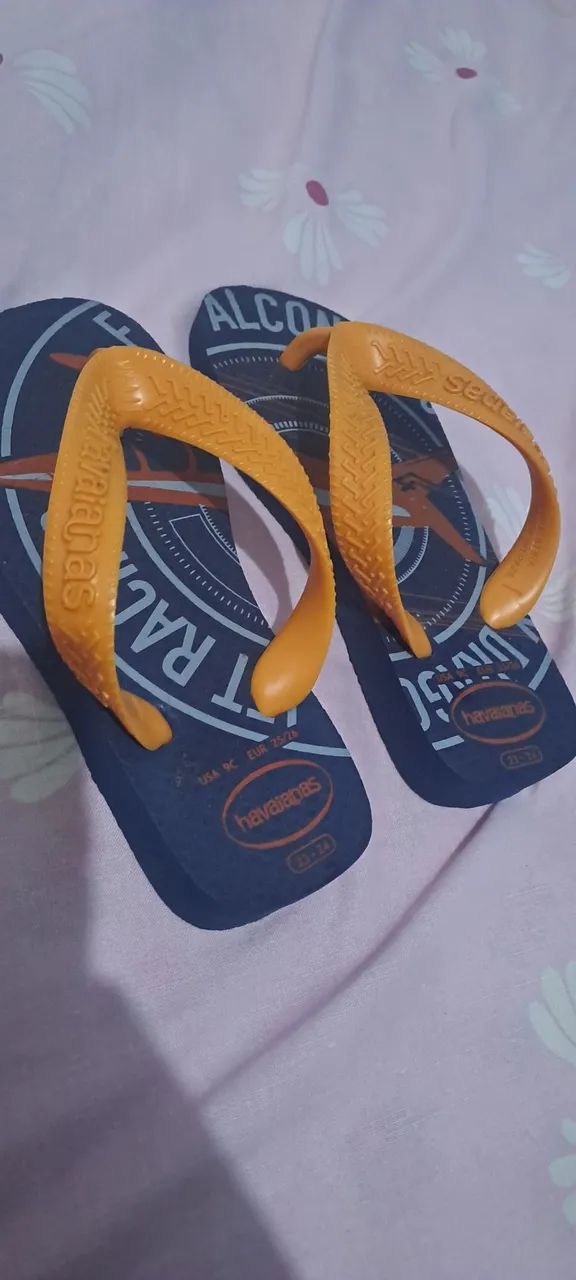 Havaianas Infantil  Azul - Tamanho 23-24