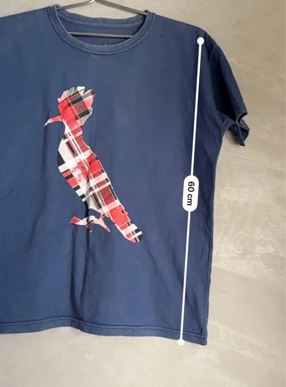 Pássaro Reserva Marca De Roupa Camiseta Reserva Azul Com Estampa