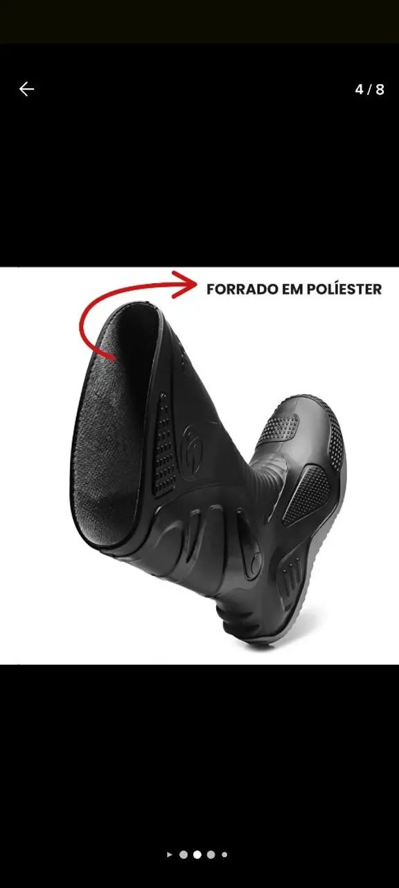 Bota para Motoqueiro 