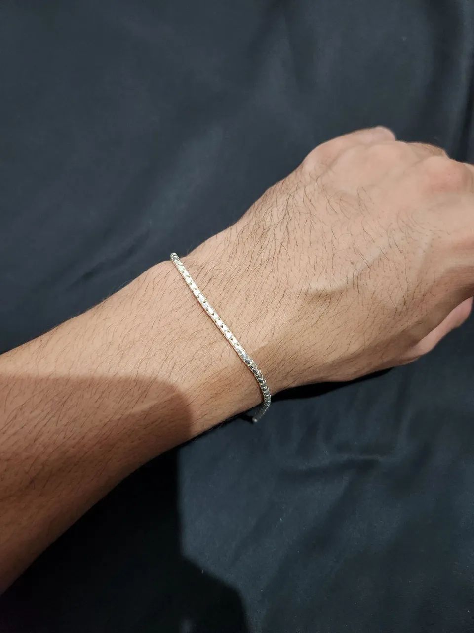 Pulseira em prata legítima  - Foto 2