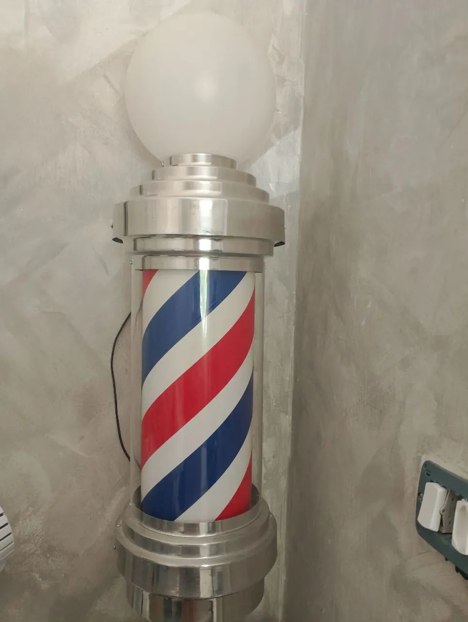 O Barber Pole (poste de barbeiro) 