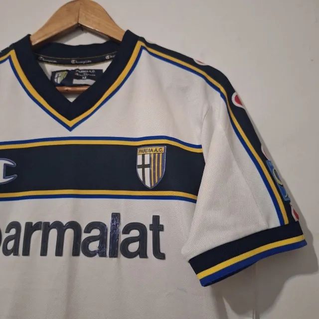 CAMISA PARMA EDIÇÃO RARA COM PACTH COMEMORETIVO DE 90 ANOS 1913-2003 - Foto 2