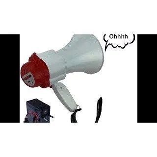 Megafone Portátil com Recarregador e Função Sirene Integrada Pronta Entrega - Foto 3