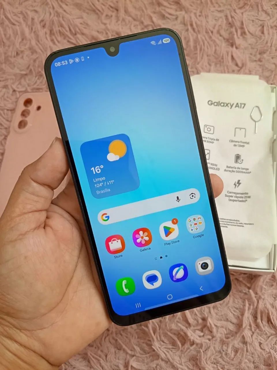 Celular Samsung A17, 128 GB - Foto 3