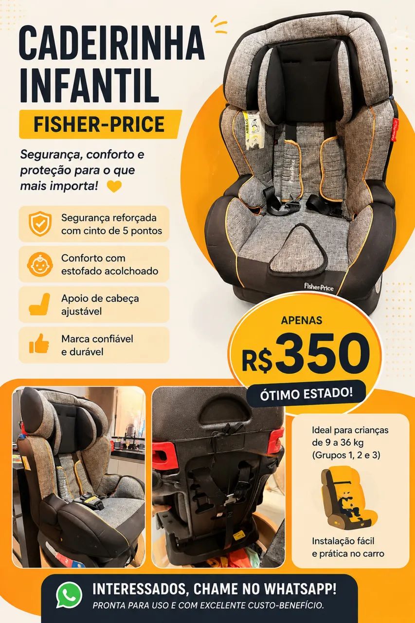 Cadeirinha infantil 
