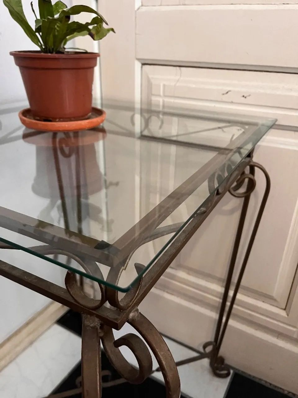 Mesa lateral de ferro / pintura eletrostática (não enferruja)  - Foto 3